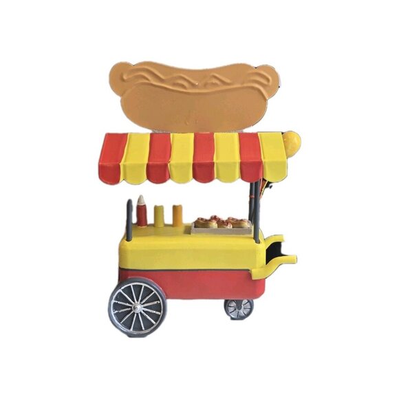 New 4th Of July Holiday Party BBQ Hot Dog Stand Summer Figurine Decoration - Picture 2 of 3